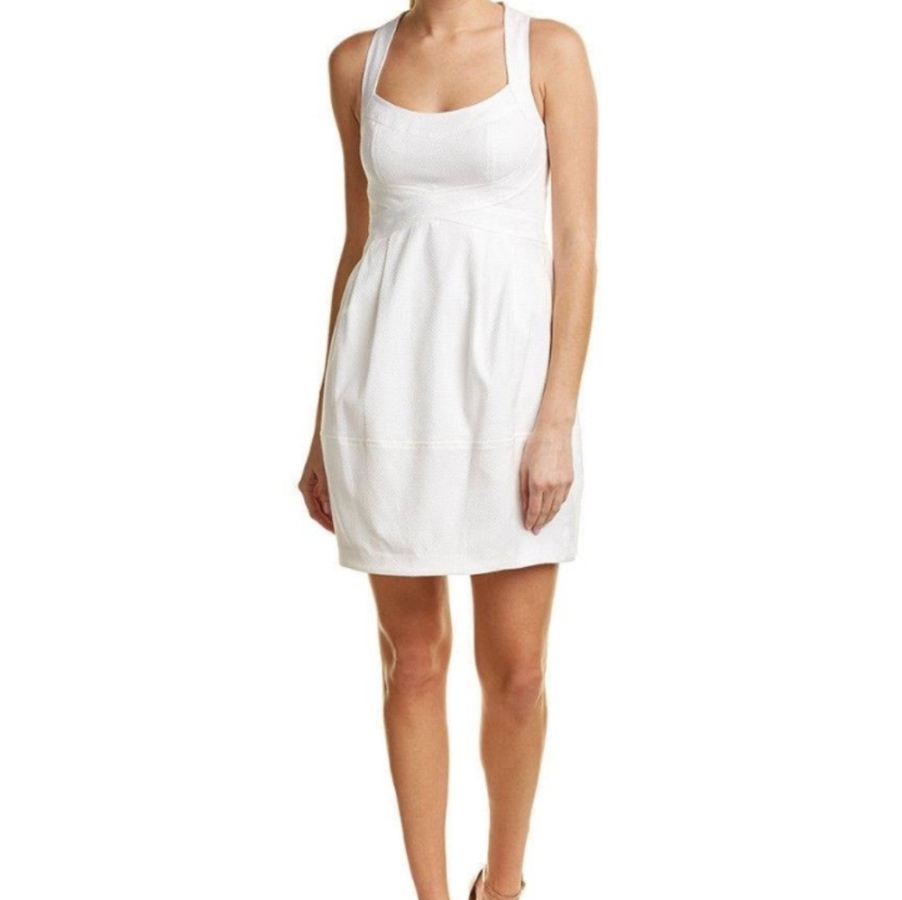 Nanette Lepore sheath dress in ivory